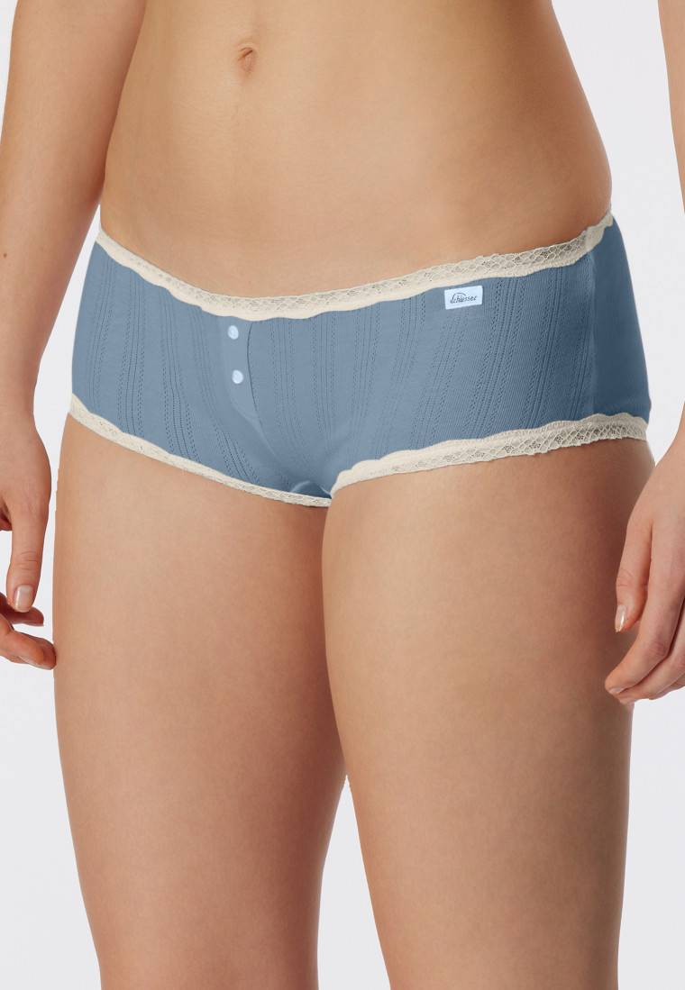 Schiesser Micro Pants blaugrau - Revival Agathe Fabrikladen