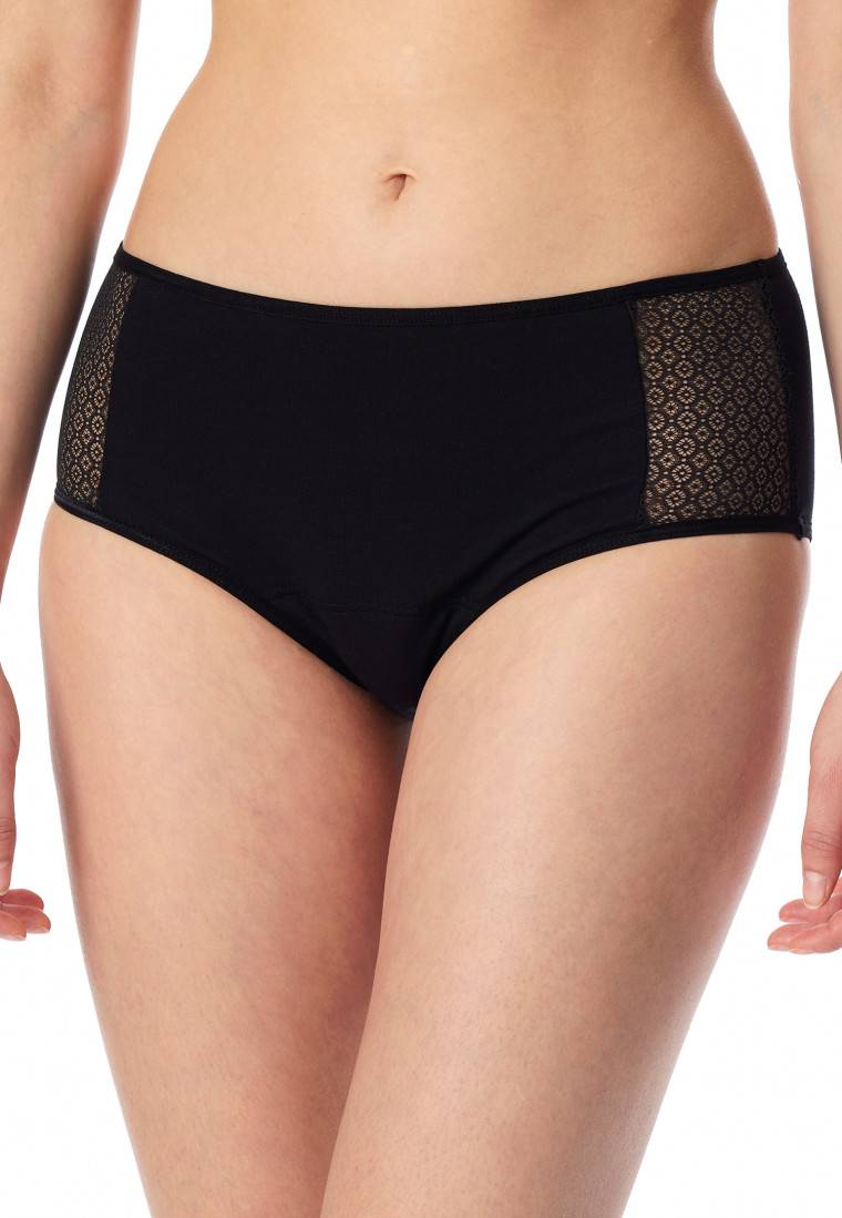 Schiesser Perioden-Panty Spitze schwarz - Secret Care Black Friday Preise
