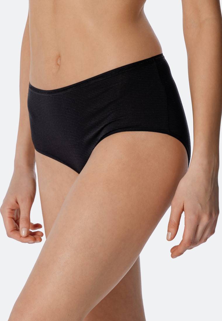 Schiesser Midi-Slips 2er-Pack schwarz - Modal Essentials Im Verkauf
