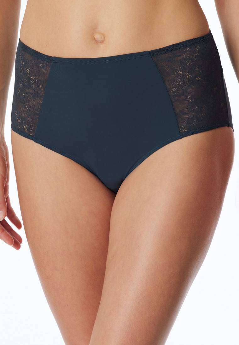 Schiesser Midi-Slip Spitze dunkelblau - Air 2025