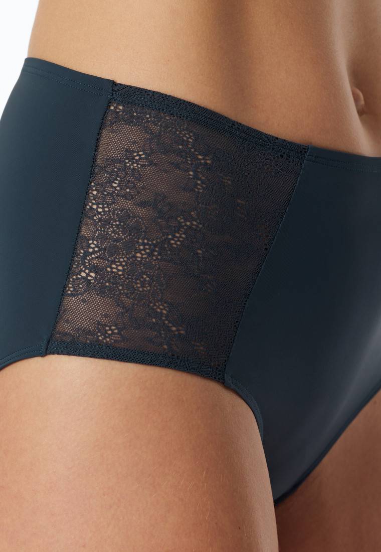 Schiesser Midi-Slip Spitze dunkelblau - Air 2025