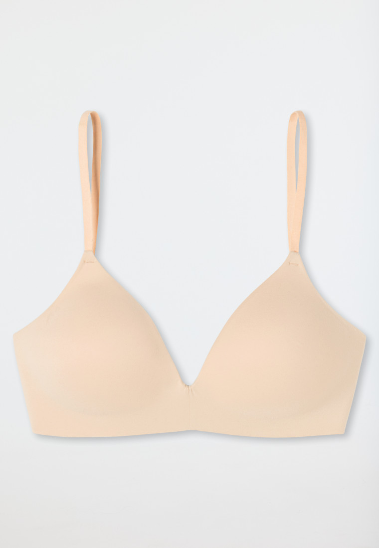 Schiesser BH ohne Bügel gepadded sand - Invisible Soft Günstiger Verkauf