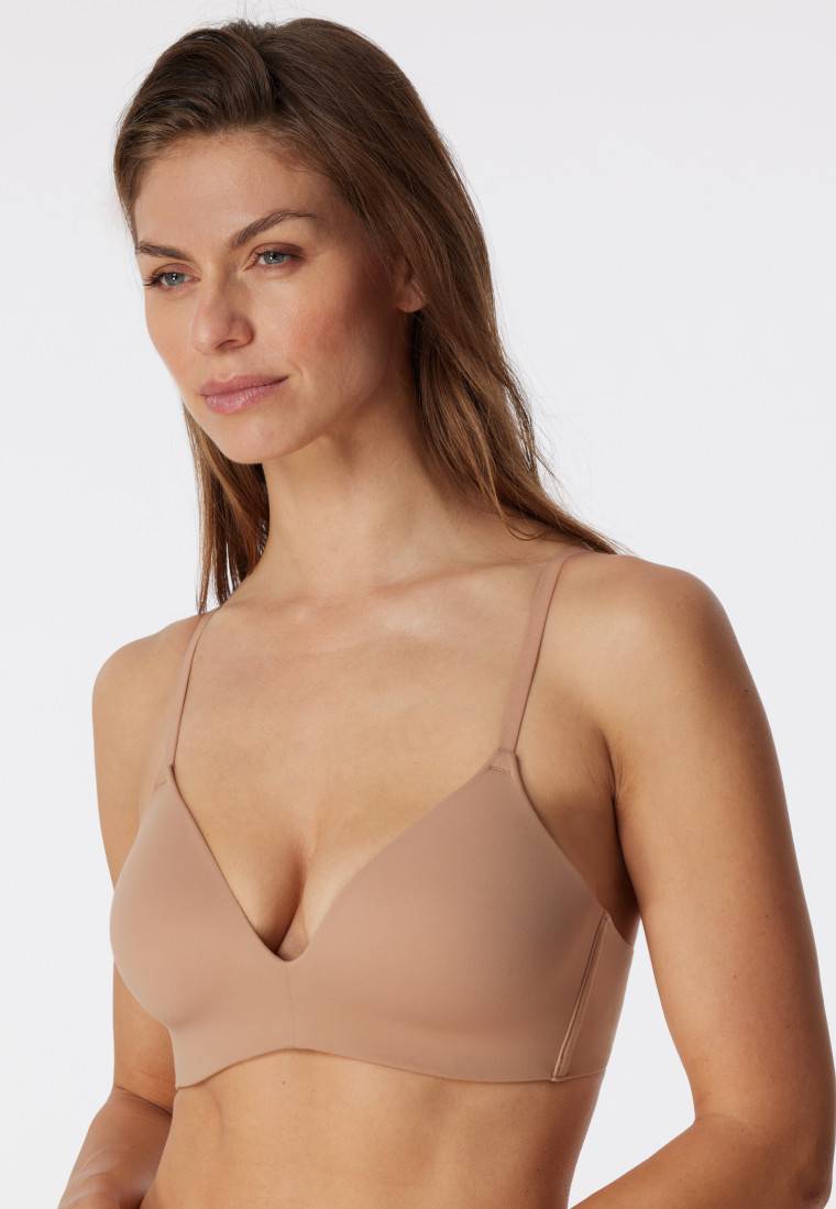 Schiesser BH ohne Bügel gepadded maple - Invisible Soft Fabrik Onlineshop