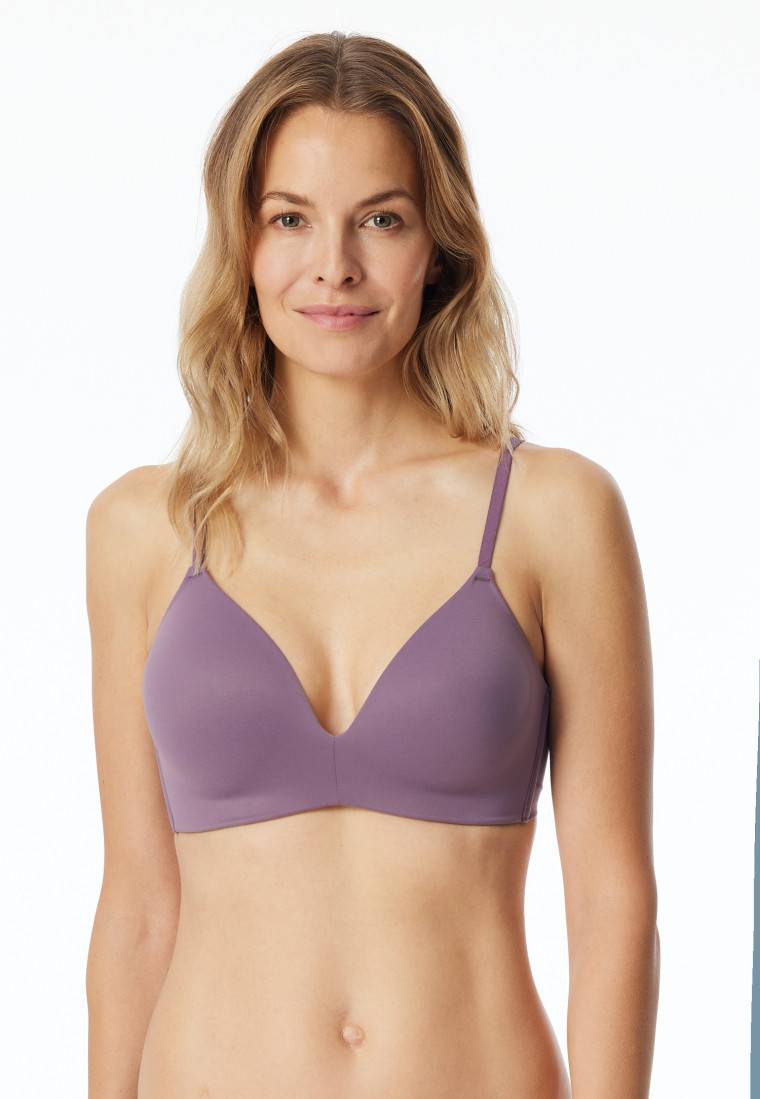 Schiesser Soft-BH gepadded ohne Bügel malve - Invisible Soft Günstig kaufen
