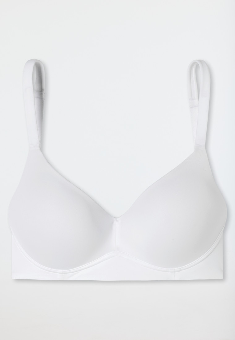 Schiesser Soft-BH mit Schale und gleitenden Cups weiß - Unique Micro Versandkostenfrei