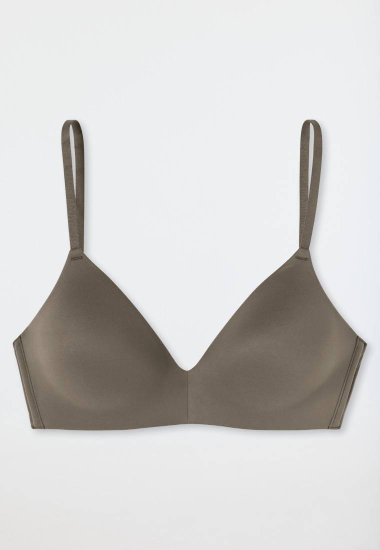 Schiesser Soft-BH gepadded ohne Bügel taupe - Invisible Soft Begrenztes Angebot