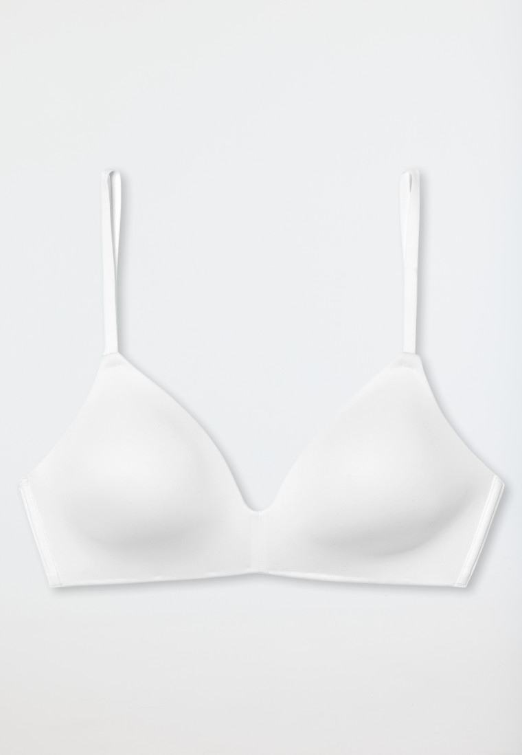 Schiesser BH ohne Bügel gepadded weiß - Invisible Soft Cyber Monday