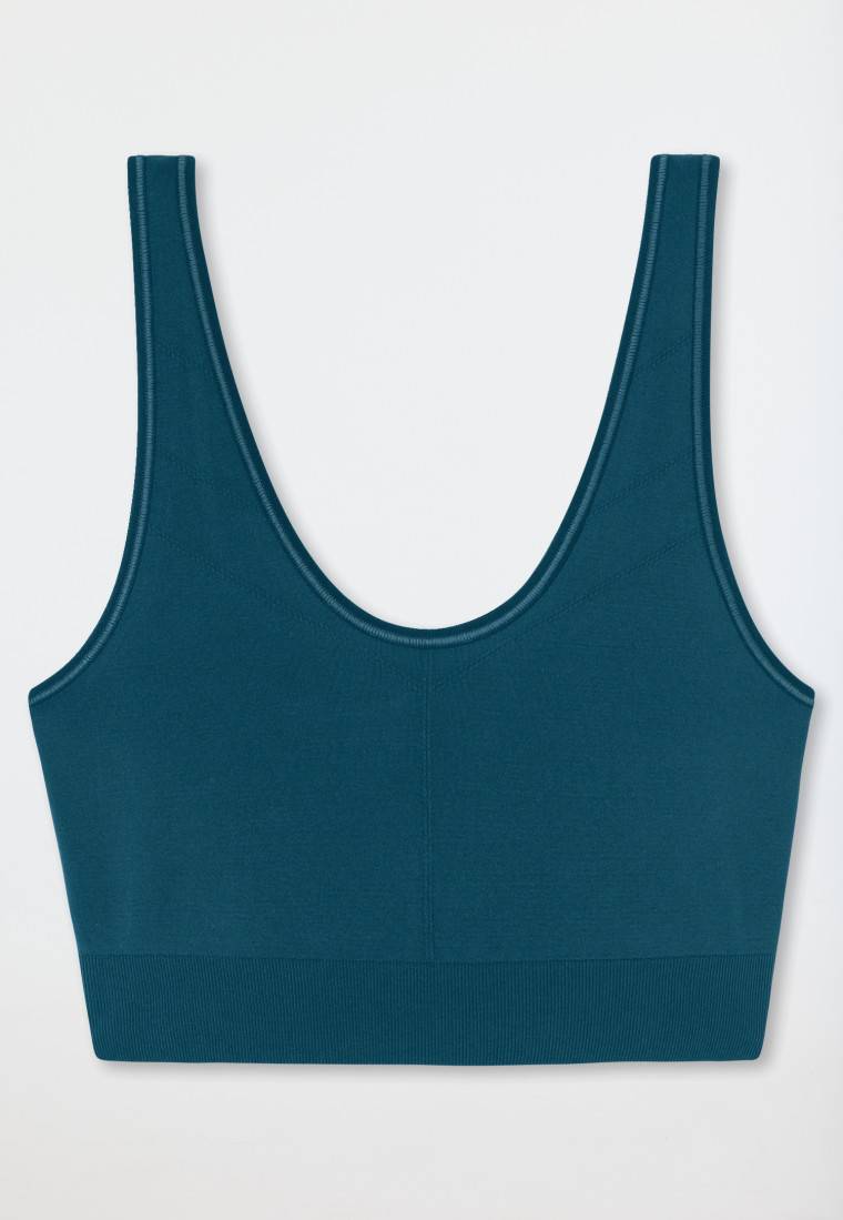 Schiesser Bustier wendbar petrol - Casual Seamless Lagerräumung