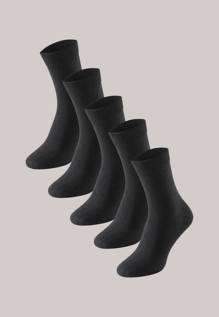 Schiesser Damensocken 5er-Pack stay fresh schwarz - Bluebird Sonderangebote