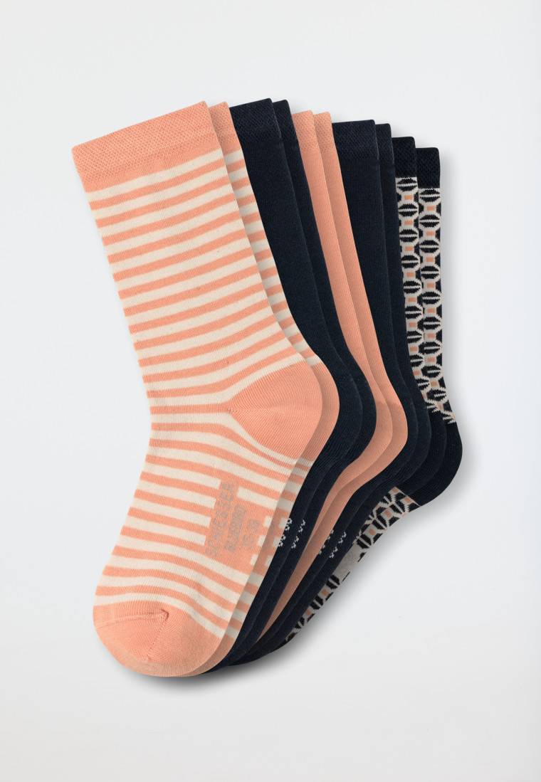 Schiesser Damensocken 5er-Pack stay fresh uni/gemustert mehfarbig - Bluebird VIP-Rabatte