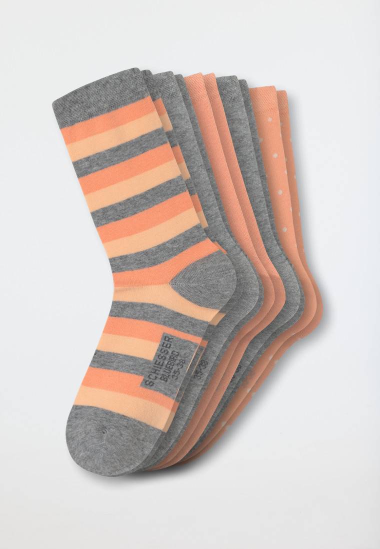 Schiesser Damensocken 5er-Pack stay fresh uni/gemustert mehfarbig - Bluebird Tiefpreis