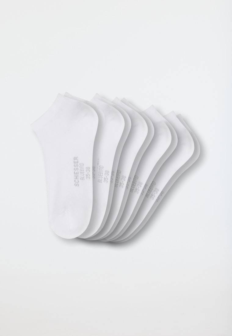 Schiesser Damensneaker Fünferpack Stay Fresh weiß - Bluebird Bis zu 50% Rabatt