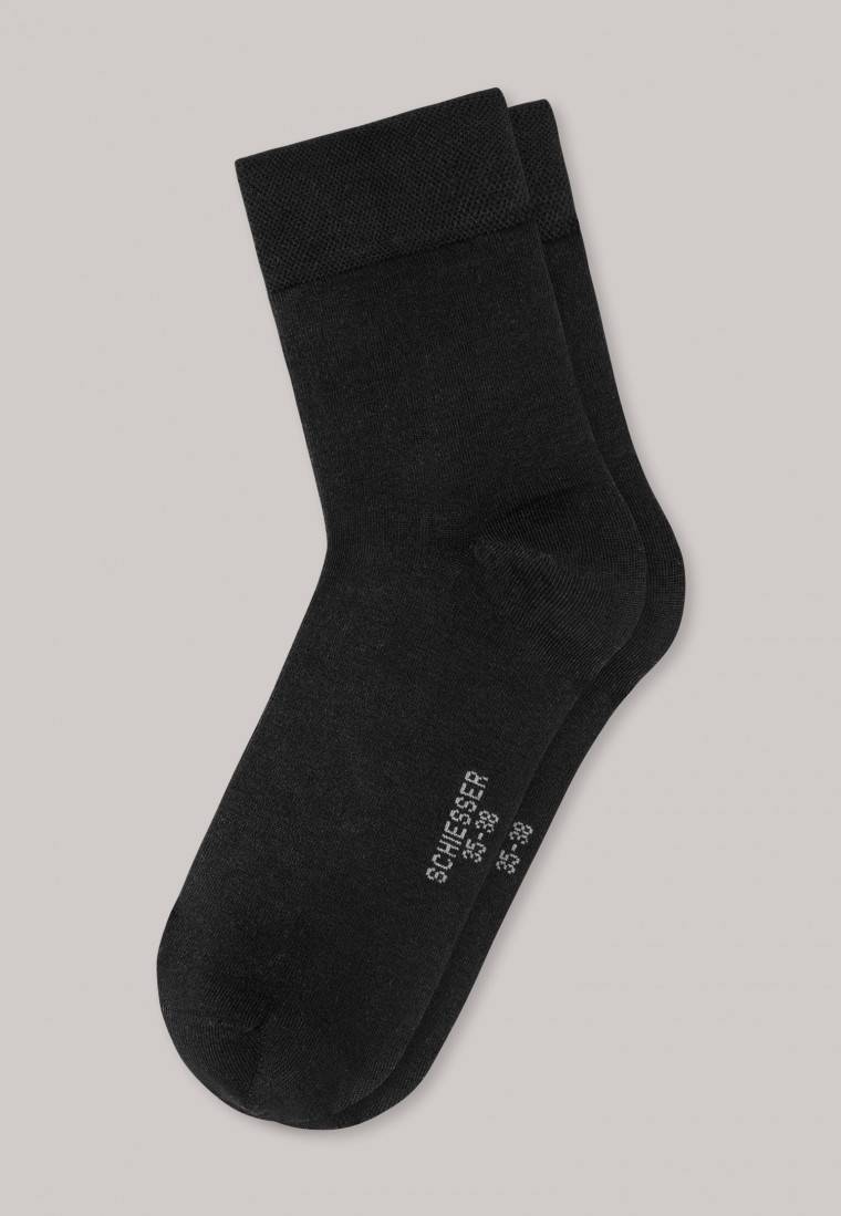 Schiesser Damensocken schwarz - selected! premium Bis zu 60% Rabatt