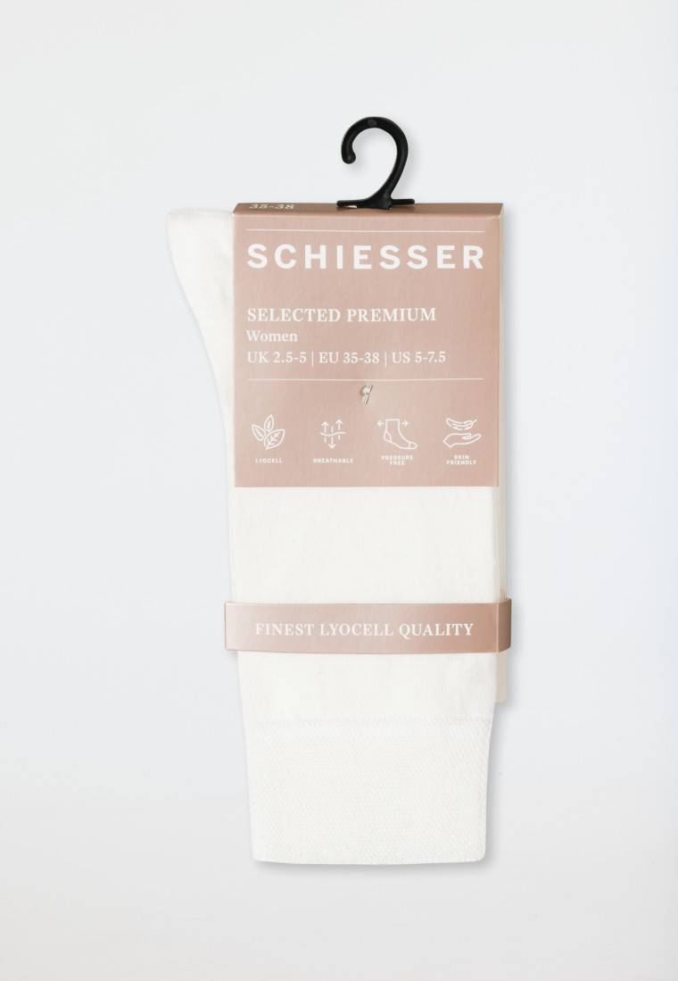Schiesser Damensocken Lyocell offwhite - selected! premium Bis zu 65% Rabatt