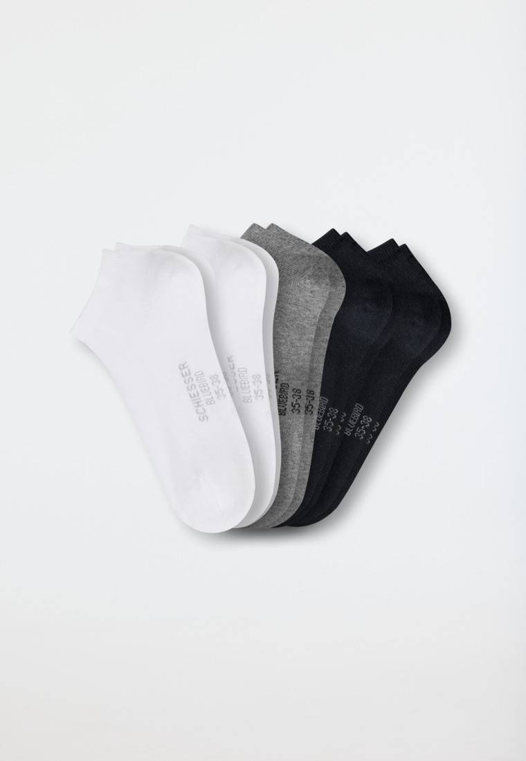 Schiesser Damensneaker Fünferpack Stay Fresh mehrfarbig - Bluebird Super Rabatt