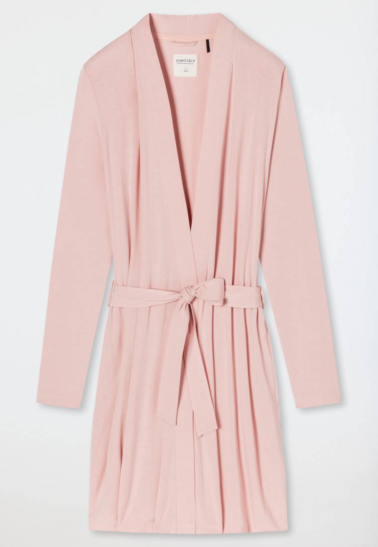 Schiesser Morgenmantel Modal rosé- Essentials Verkauf