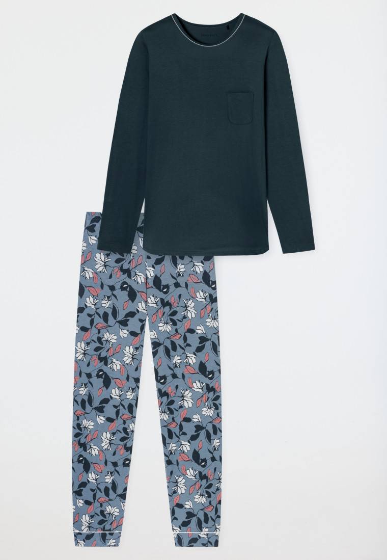 Schiesser Schlafanzug lang multicolor - Comfort Nightwear Günstig kaufen