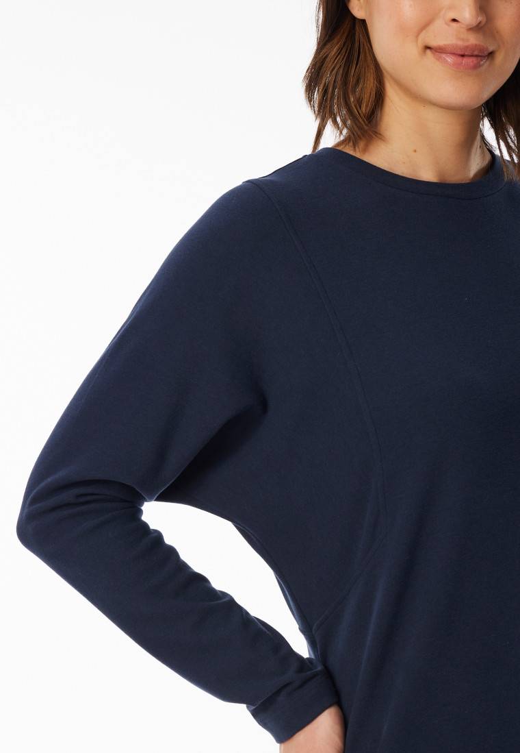 Schiesser Schlafanzug lang wärmend nachtblau - Selected Premium Warming Cyber Monday