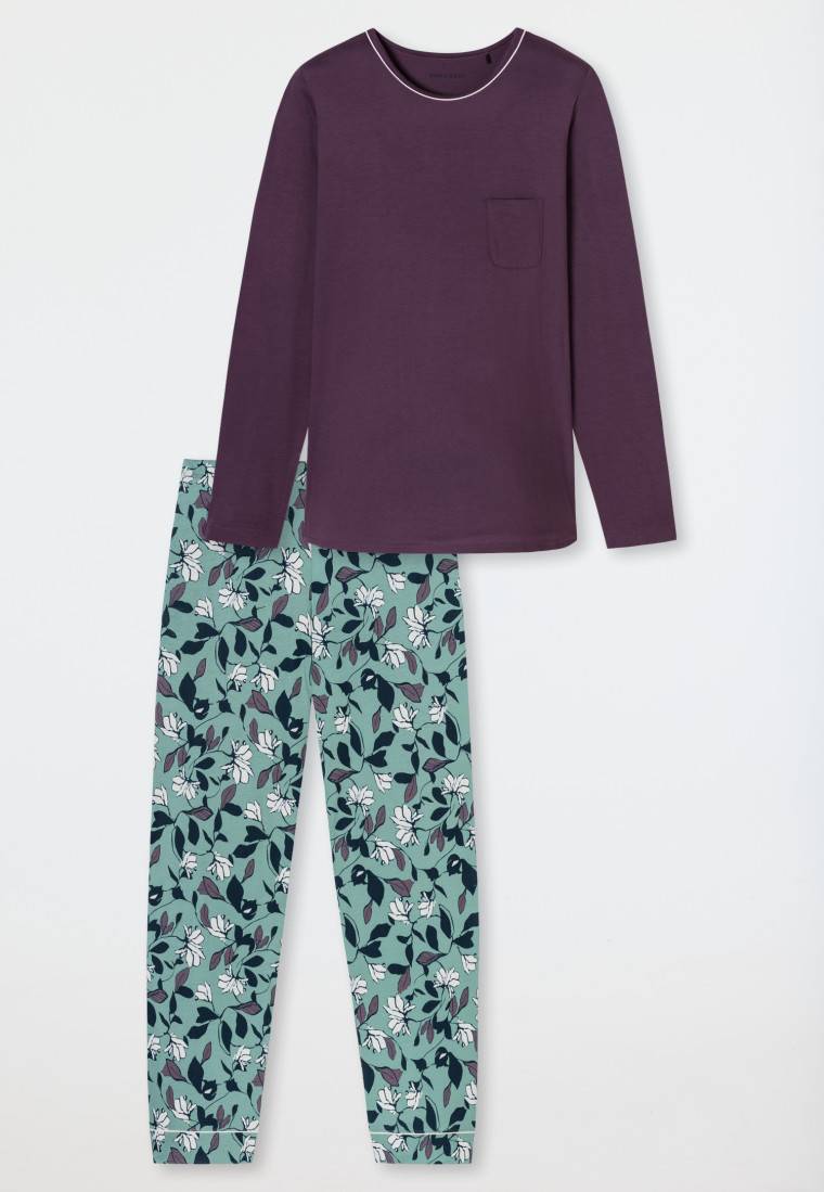 Schiesser Schlafanzug lang multicolor - Comfort Nightwear Weihnachtsangebot