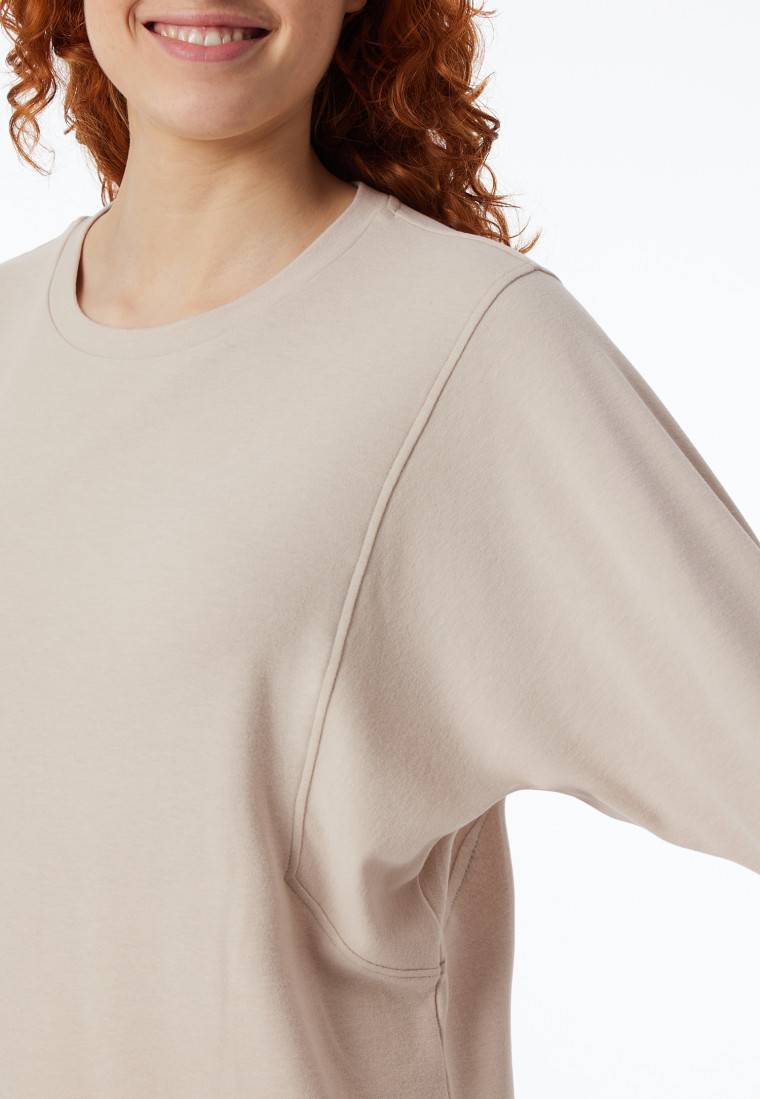 Schiesser Schlafanzug lang wärmend beige - Selected Premium Warming Tiefpreis