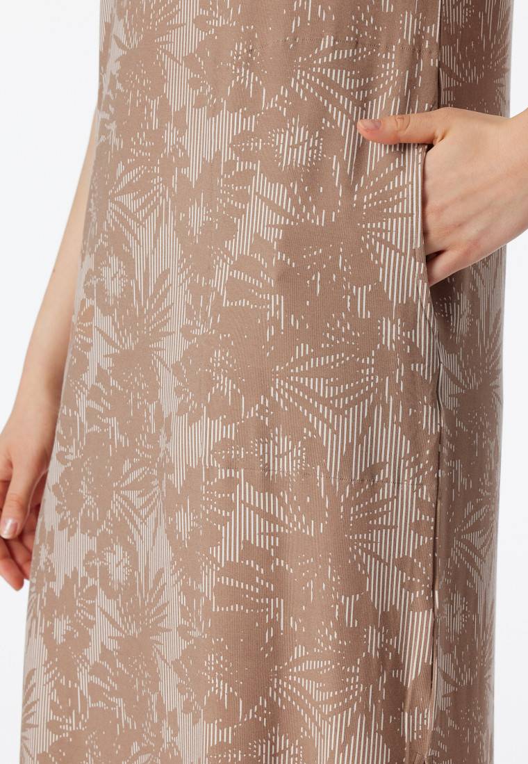 Schiesser Sleepshirt kurzarm V-Ausschnitt clay - selected! premium inspiration Clearance-Verkauf