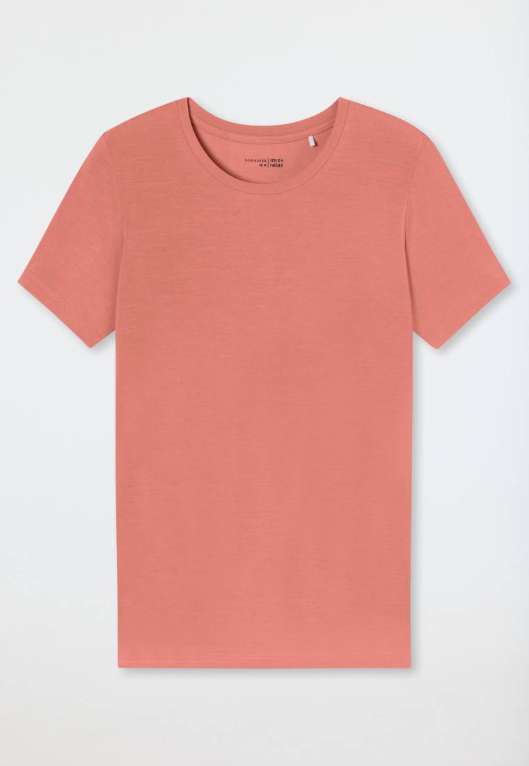 Schiesser Shirt kurzarm rundhals papaya - Mix+Relax Angebote