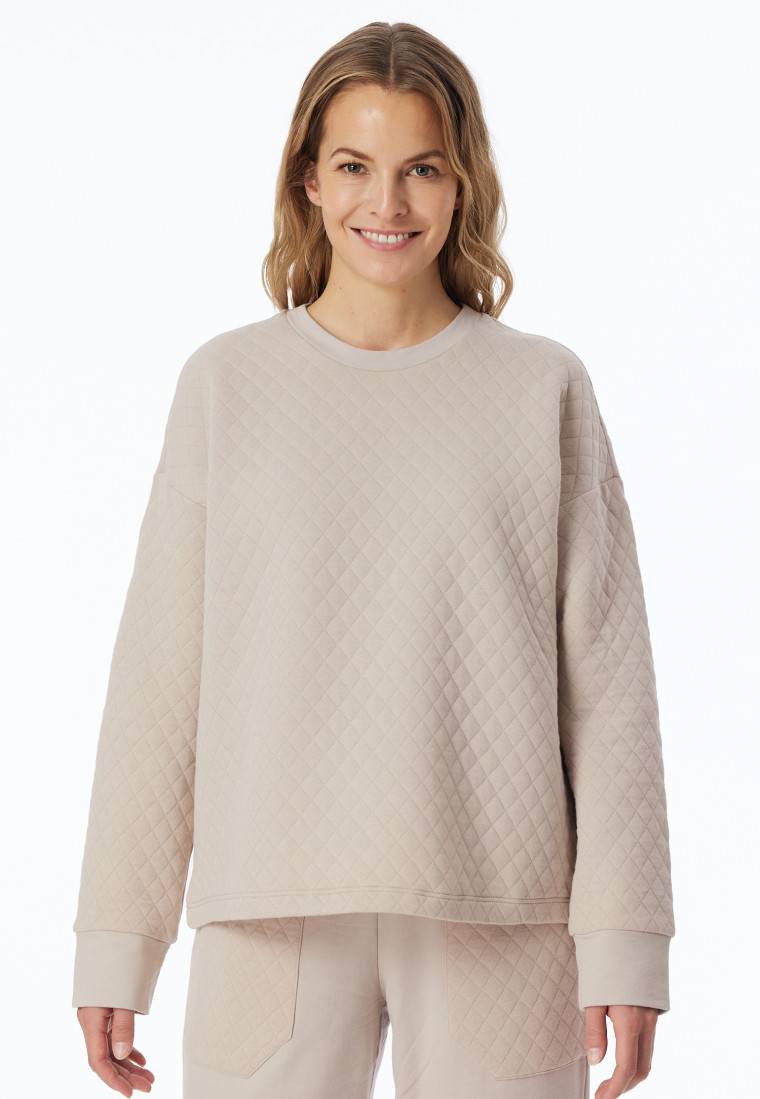 Schiesser Sweatshirt Jersey-Quiltstoff und Sweatware beige - Mix+Relax Hotsell