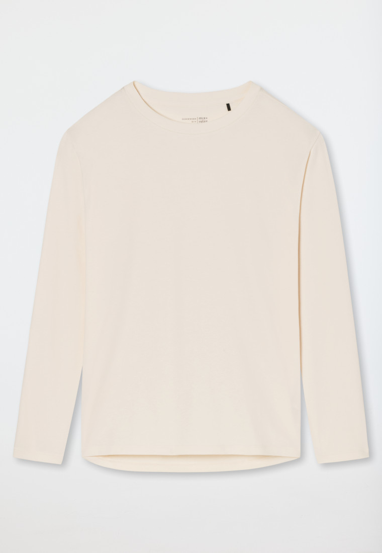 Schiesser Shirt langarm creme - Mix+Relax Fabrikverkauf