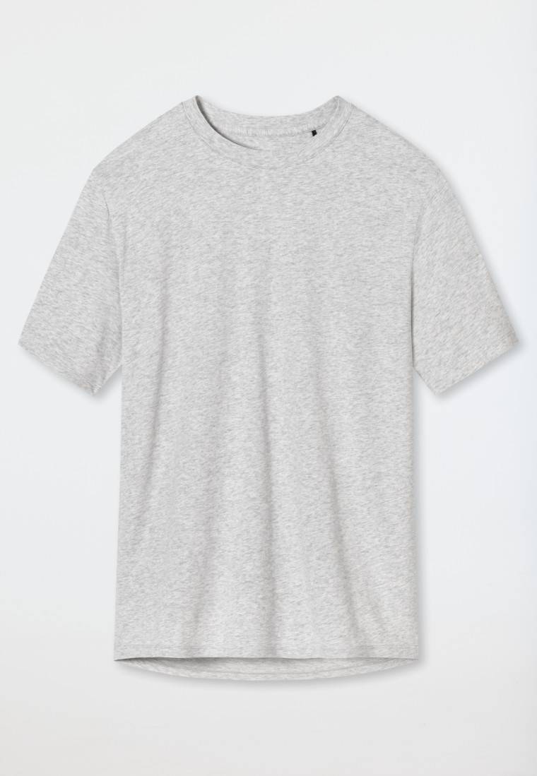 Schiesser Shirt kurzarm grau meliert - Mix+Relax Kostenloser Versand