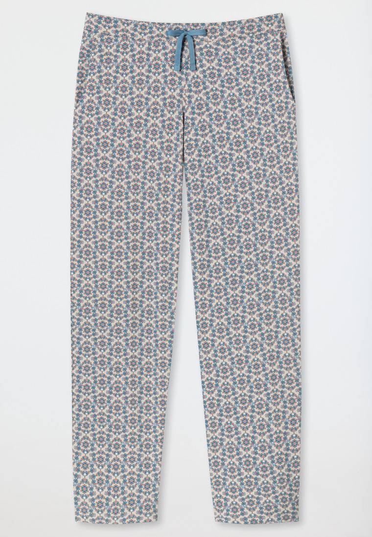 Schiesser Hose lang Blümchen multicolor gemustert - Mix+Relax Günstig kaufen