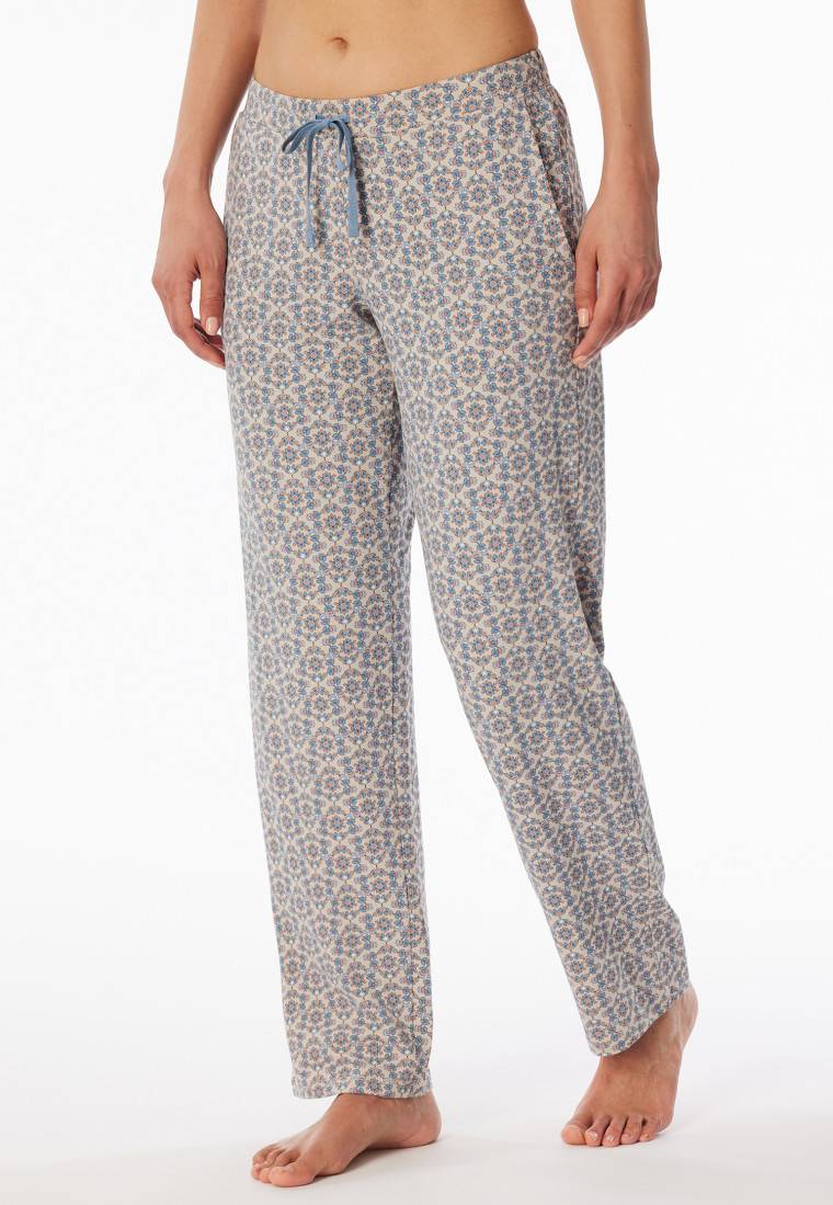 Schiesser Hose lang Blümchen multicolor gemustert - Mix+Relax Günstig kaufen