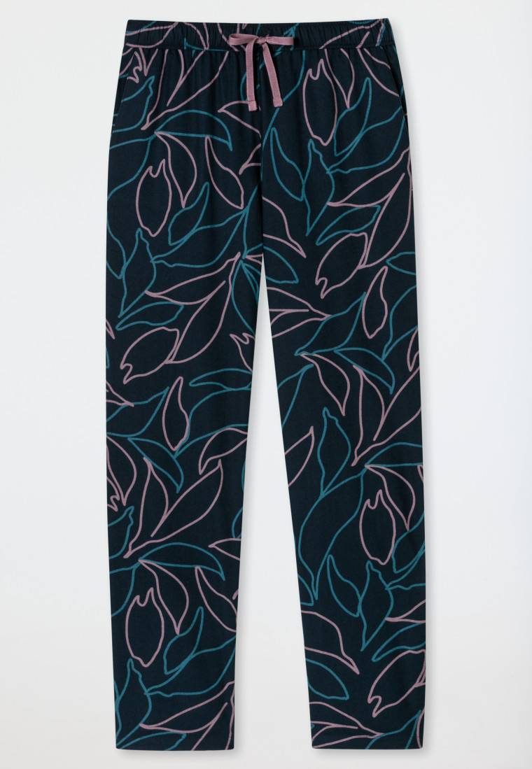 Schiesser Hose lang multicolor gemustert - Mix+Relax Online Shopping