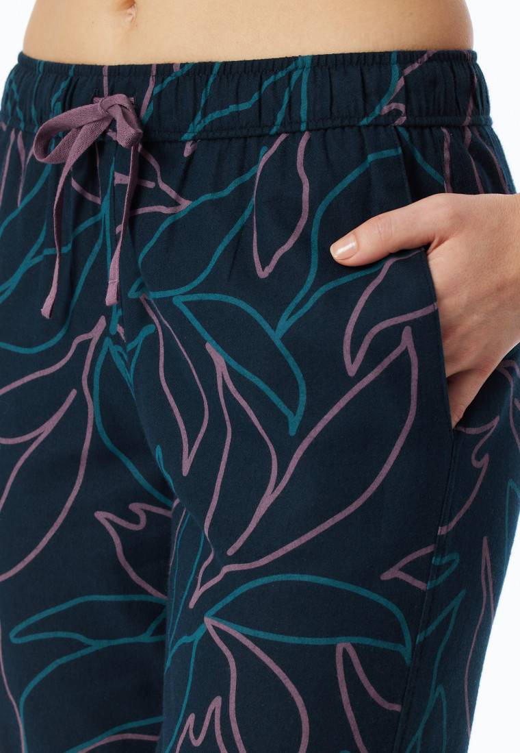 Schiesser Hose lang multicolor gemustert - Mix+Relax Online Shopping