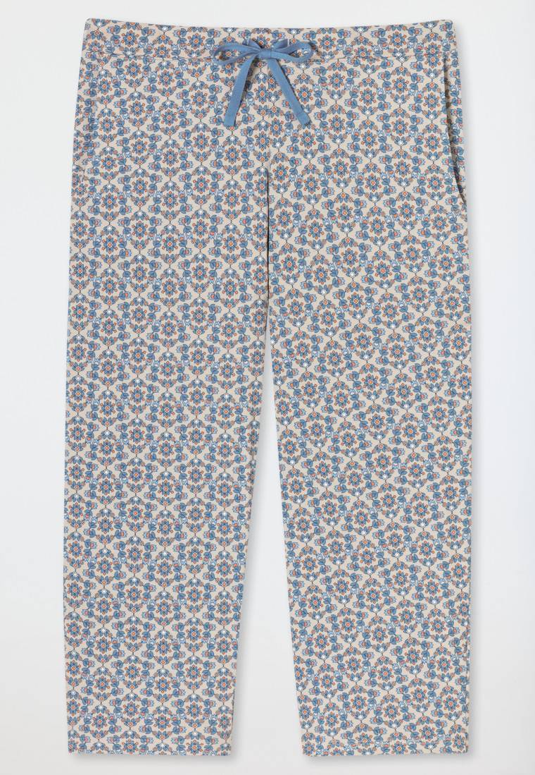 Schiesser Hose 3/4-lang multicolor gemustert - Mix+Relax Cyber Monday