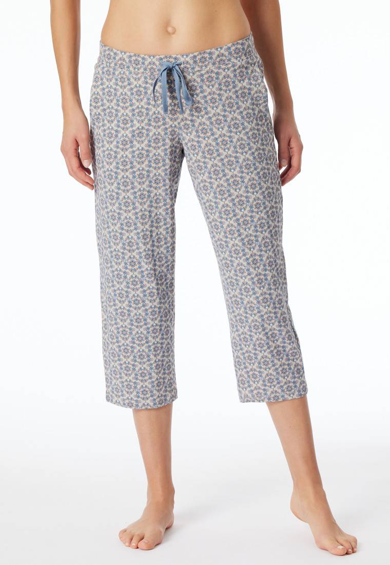 Schiesser Hose 3/4-lang multicolor gemustert - Mix+Relax Cyber Monday