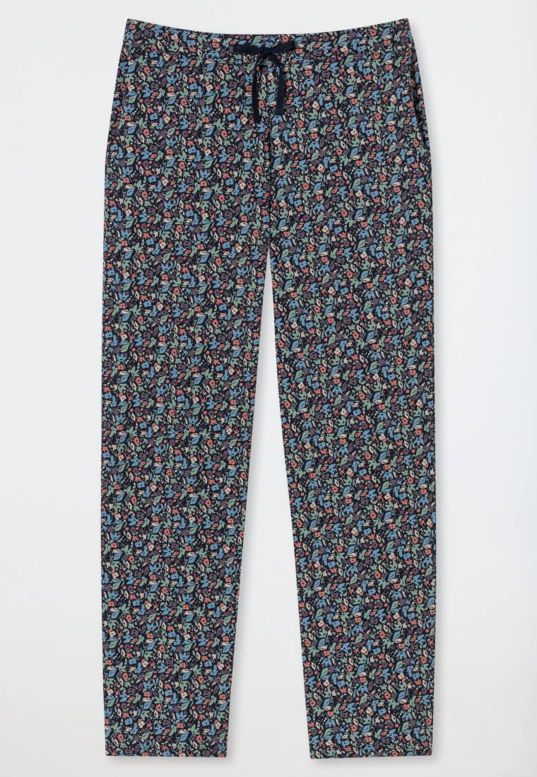 Schiesser Hose lang multicolor floral gemustert - Mix+Relax Weihnachtsangebot