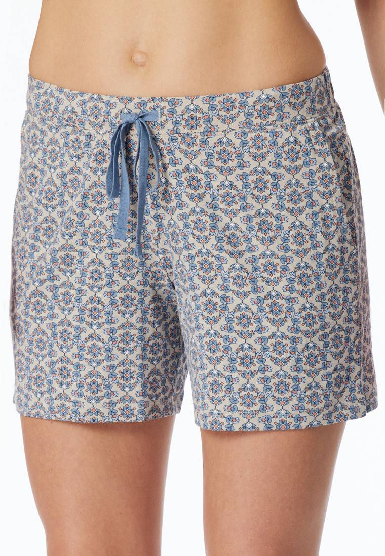 Schiesser Hose kurz multicolor gemustert - Mix+Relax Jubiläumsangebot