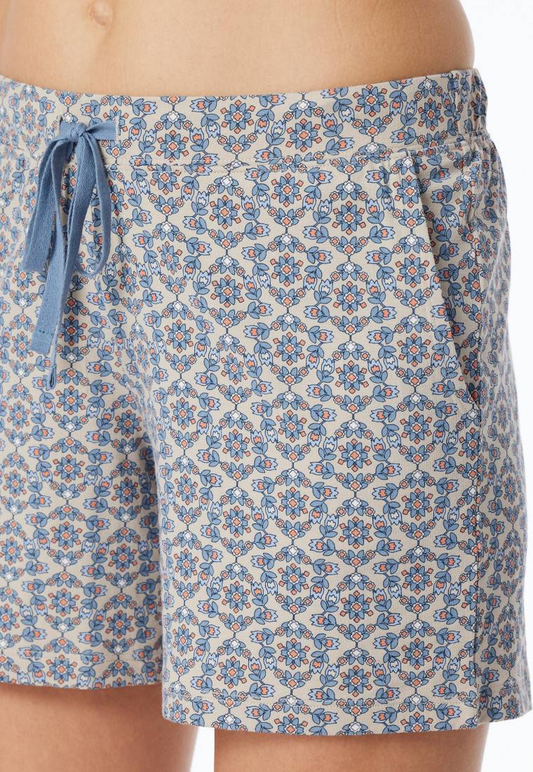 Schiesser Hose kurz multicolor gemustert - Mix+Relax Jubiläumsangebot