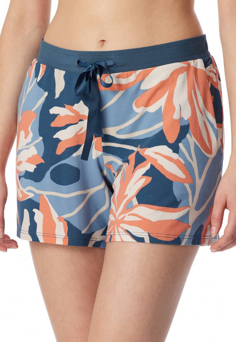 Schiesser Hose kurz Blumen multicolor - Mix+Relax Top Angebot
