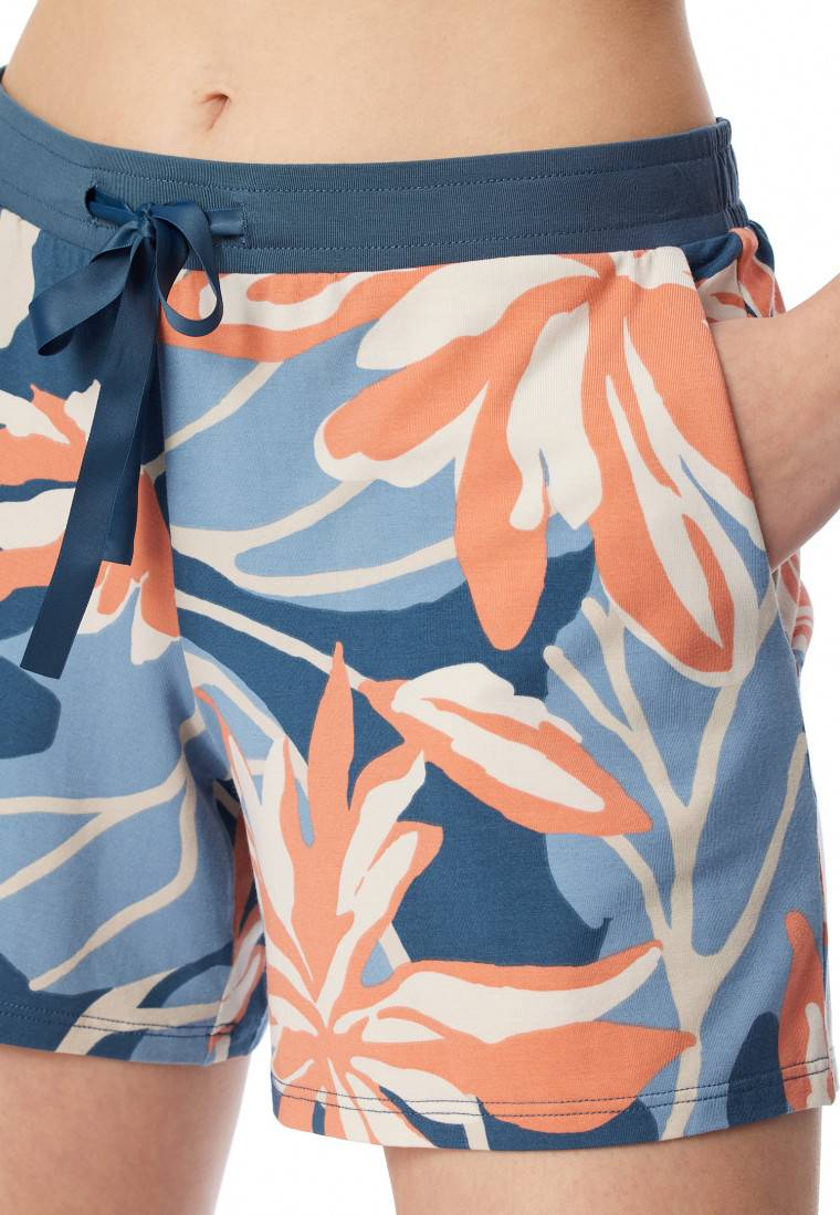 Schiesser Hose kurz Blumen multicolor - Mix+Relax Top Angebot