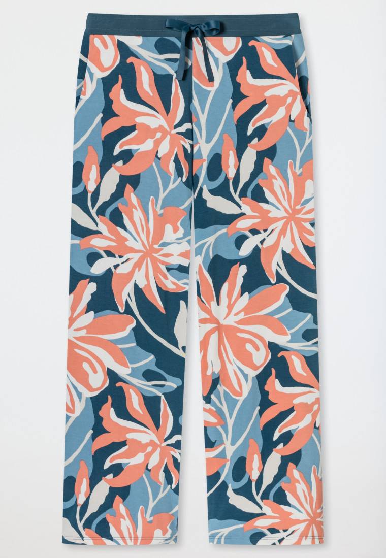Schiesser Hose lang Blumen multicolor - Mix+Relax Wochenangebot