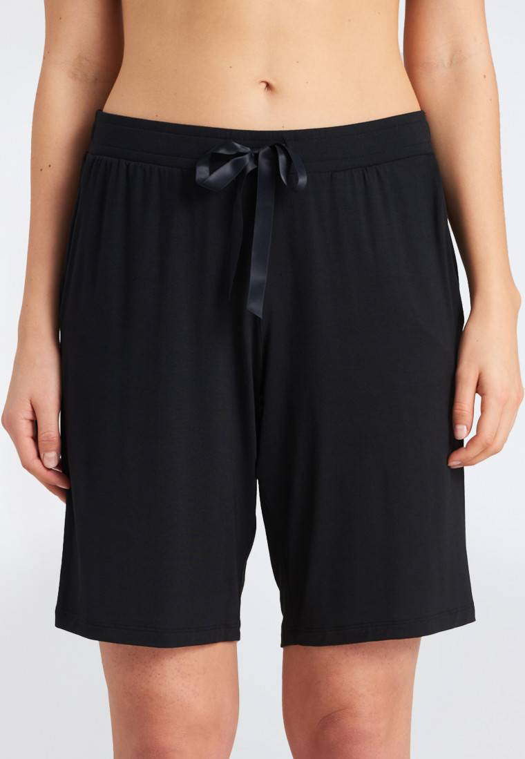 Schiesser Bermuda Modal schwarz - Mix+Relax Bis zu 50% Rabatt