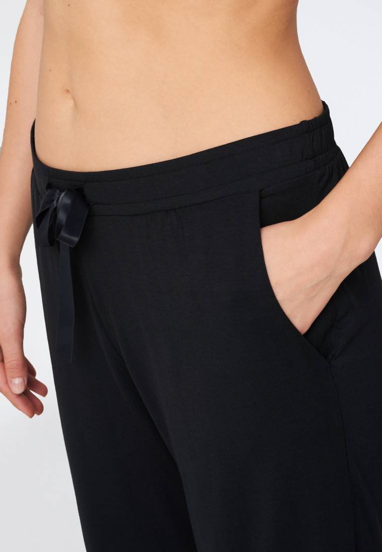 Schiesser Bermuda Modal schwarz - Mix+Relax Bis zu 50% Rabatt