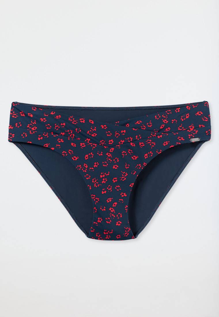 Schiesser Midi-Bikinislip V-Form Blumenprint multicolor - Aqua Mix & Match Vierteljährliche Förderung