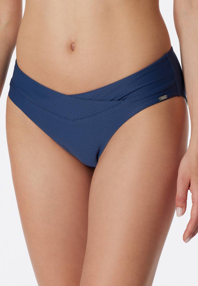 Schiesser Midi-Bikinislip V-Form blau - Aqua Mix & Match Discount Store für neue Produkte
