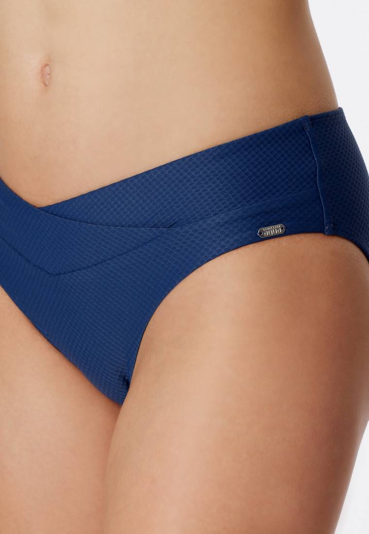 Schiesser Midi-Bikinislip V-Form blau - Aqua Mix & Match Discount Store für neue Produkte