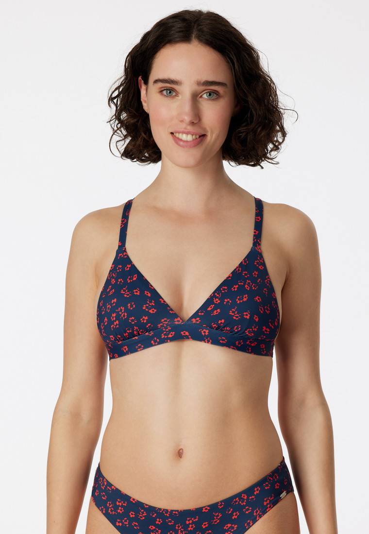 Schiesser Bikini Triangel-Top herausnehmbare Pads variable Träger multicolor - Aqua Mix & Match 50% Rabatt mit kostenlosem Versand