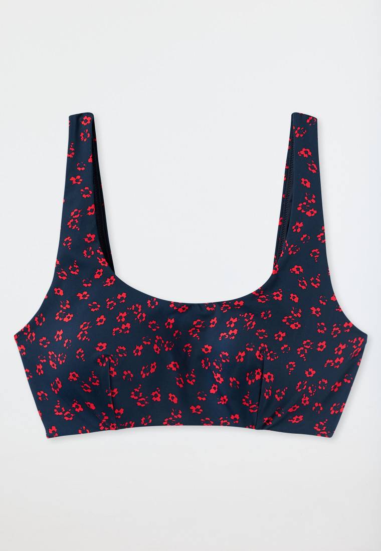 Schiesser Bikini Bustier-Top herausnehmbare Pads multicolor - Aqua Mix & Match Begrenzt auf 3 Tage