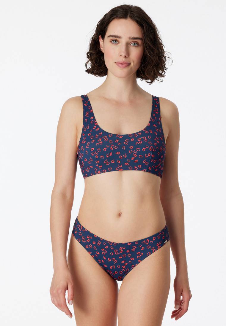 Schiesser Bikini Bustier-Top herausnehmbare Pads multicolor - Aqua Mix & Match Begrenzt auf 3 Tage