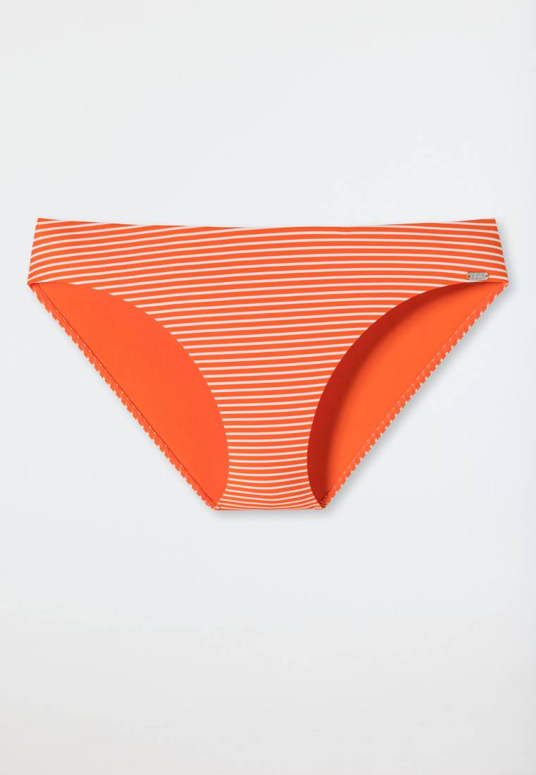 Schiesser Mini-Bikinislip Streifen orange - Mix & Match Reflections Verkauf